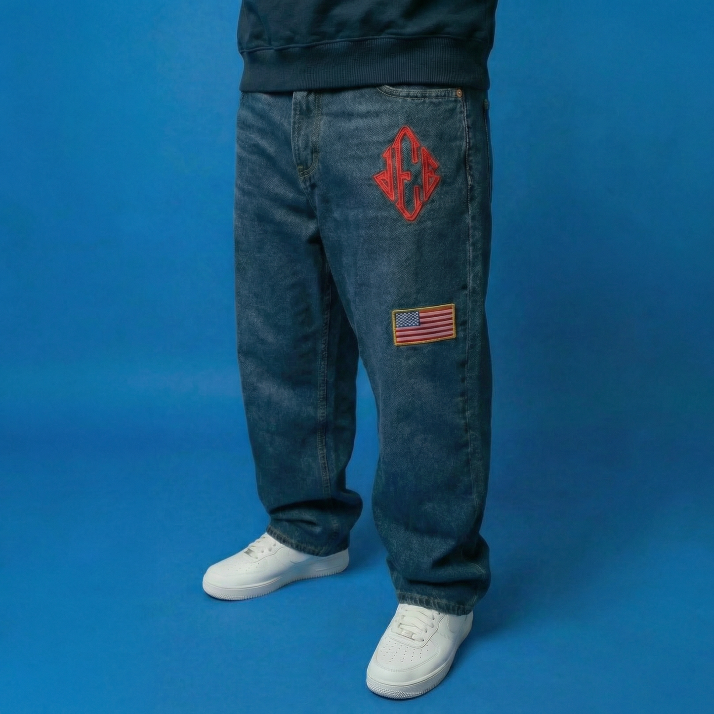 Epstein Embroidered Jeans
